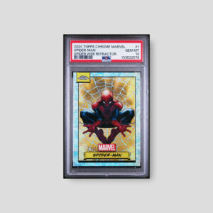 2024 Topps Chrome Marvel Spider-Man /399 PSA 10